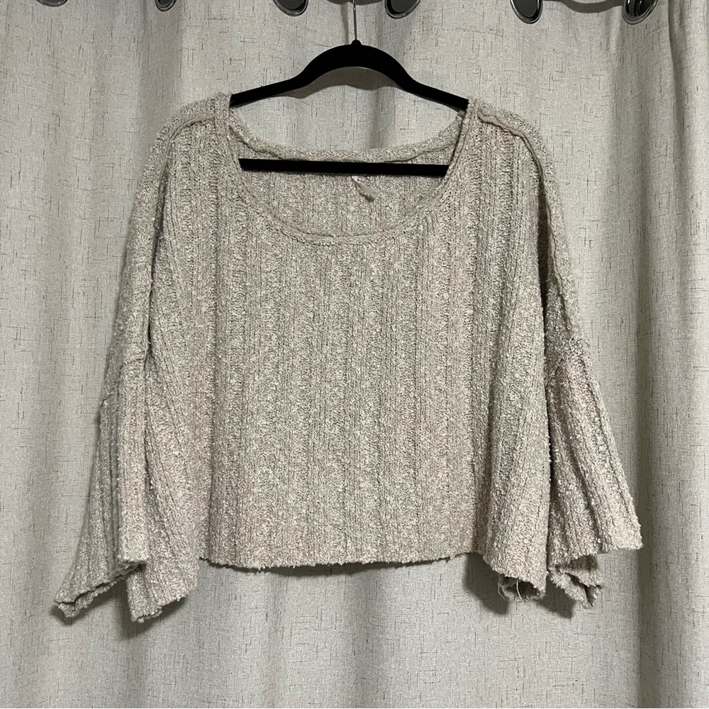 Women’s Free People Chunky Oversized Cropped Sweater